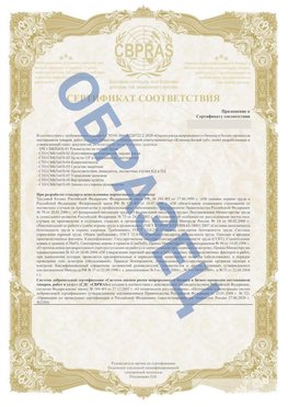 Образец Приложение к СТО 01.064.00220722.2-2020 Иланский Сертификат СТО 01.064.00220722.2-2020 